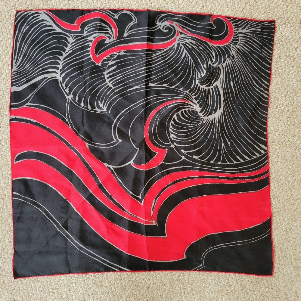 Vintage black red